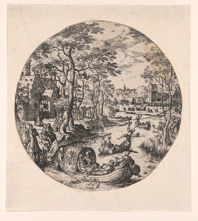 Ganzenjagen door Hans Bol