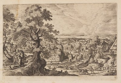 Plaat 16, uit Landschappen met scènes uit het Oude en Nieuwe Testament en Ovidius