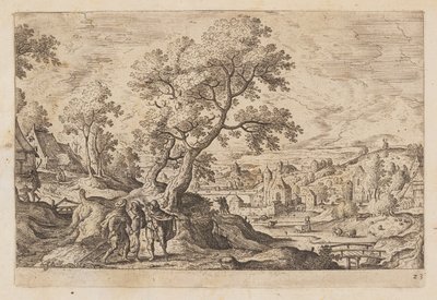 Plaat 23, uit Landschappen met scènes uit het Oude en Nieuwe Testament en Ovidius