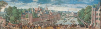 "Het ganzenbord" op de Vijver in Den Haag door Hans Bol