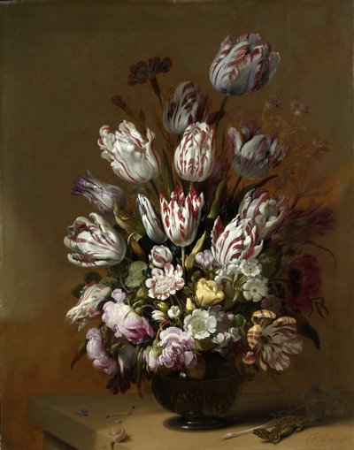Floraal stilleven door Hans Bollongier