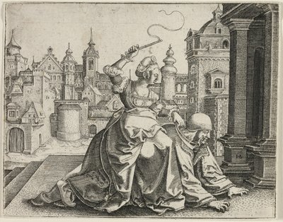 Phyllis en Aristoteles door Hans Brosamer