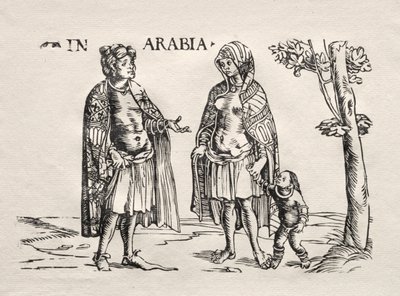 Inboorlingen van Arabië en de Indiën door Hans Burgkmair