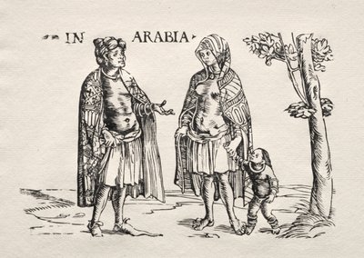 Inboorlingen van Arabië en de Indiën door Hans Burgkmair