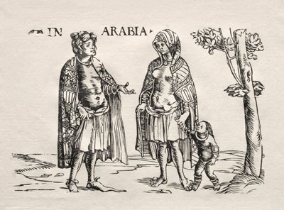 Inboorlingen van Arabië en de Indiën door Hans Burgkmair