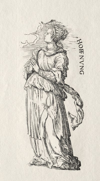 De Zeven Deugden: Hoop door Hans Burgkmair