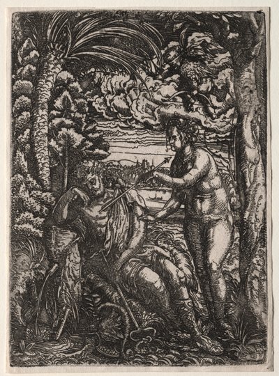 Venus en Mercurius door Hans Burgkmair