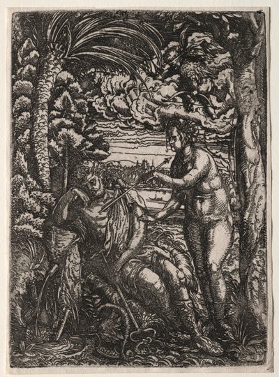 Venus en Mercurius door Hans Burgkmair