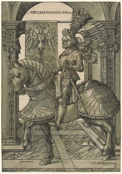 Keizer Maximiliaan I door Hans Burgkmair I