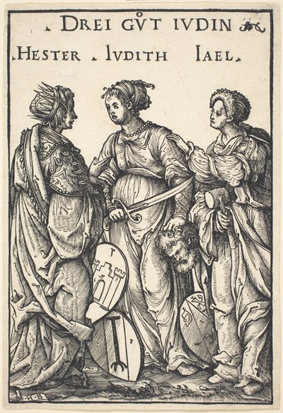 Hester, Judith en Jael door Hans Burgkmair I