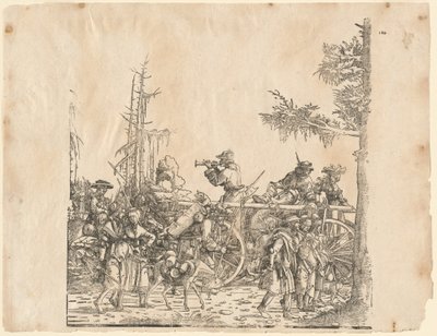 Boeren met een Kar door Hans Burgkmair I