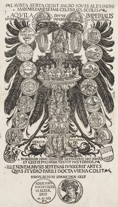 De keizerlijke adelaar door Hans Burgkmair I