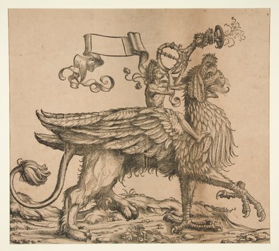 Herald (Aankondiger van de Triomf) door Hans Burgkmair the Elder
