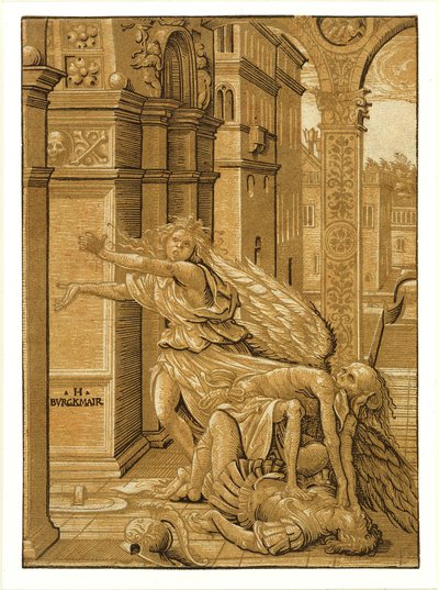 Liefhebbers verrast door de dood door Hans Burgkmair the Elder