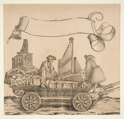 Muziek - Regal en Positief door Hans Burgkmair the Elder