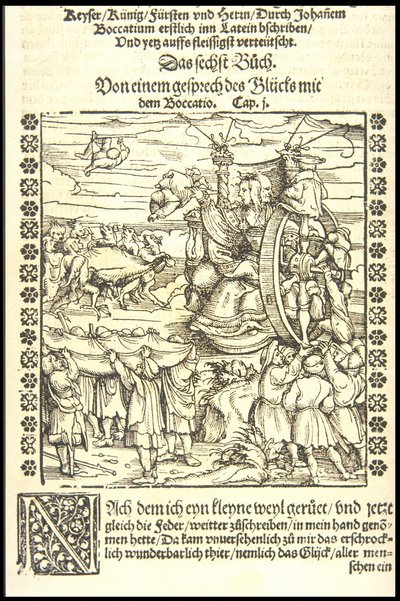 Het Rad van Fortuin door Hans Burgkmair the Elder