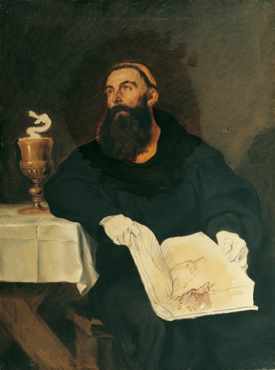 De heilige Benedictus van Nursia door Hans Canon