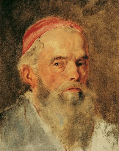 Kopstudie voor de Loge Johannis door Hans Canon