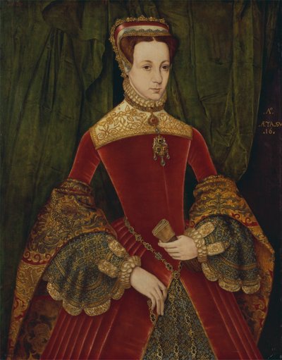 Portret van Mary Fitzalan, hertogin van Norfolk door Hans Eworth