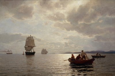 Van Oslo fjord door Hans Gude
