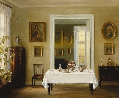 Een Interieur door Hans Hilsoe