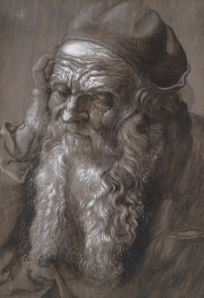 Een oude man van 93: Sint Hiëronymus door Hans Hoffmann