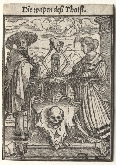 Dans van de Dood: Het Wapen van de Dood door Hans Holbein