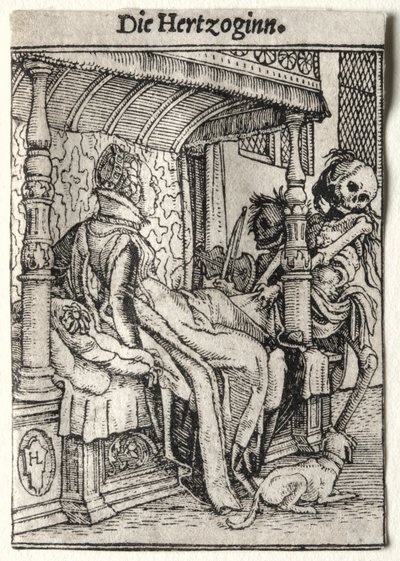 Dans van de Dood: De Hertogin door Hans Holbein