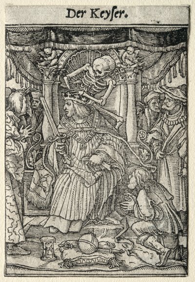 Dans van de Dood: De Keizer door Hans Holbein