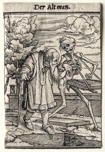 Dans van de Dood: De Oude Man door Hans Holbein