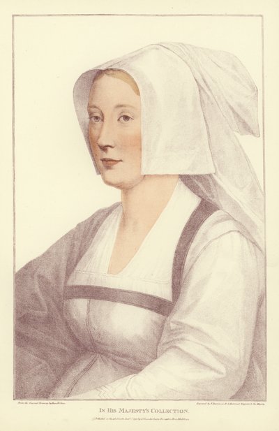 Anonieme vrouw door Hans Holbein der Jüngere