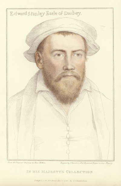 Edward Stanley, Graaf van Derby door Hans Holbein der Jüngere