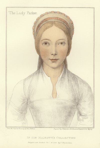 Elizabeth, Lady Parker door Hans Holbein der Jüngere