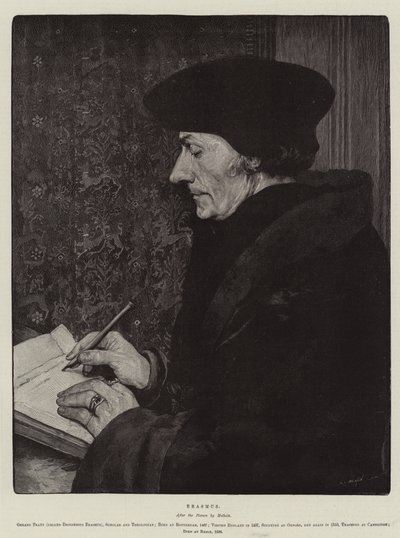 Erasmus door Hans Holbein der Jüngere