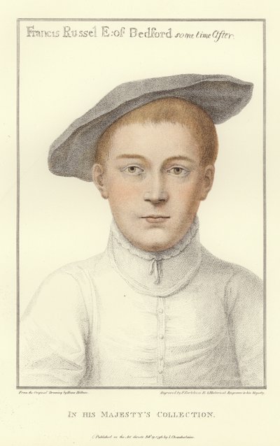 Francis Russell, Graaf van Bedford door Hans Holbein der Jüngere