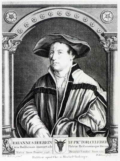 Hans Holbein de Jongere, gegraveerd door Bartholomaus Huebner, 1790 door Hans Holbein der Jüngere