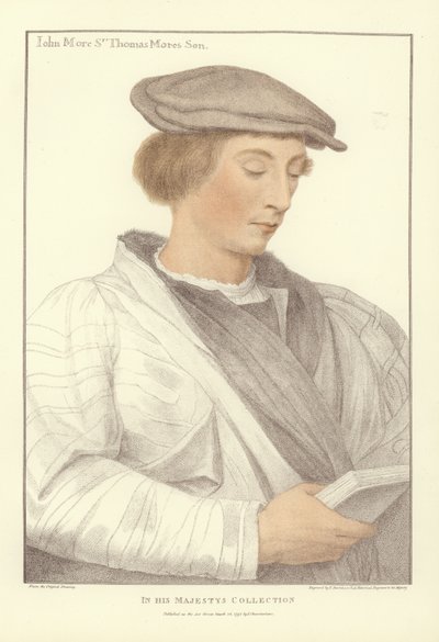 John More, zoon van Sir Thomas More door Hans Holbein der Jüngere