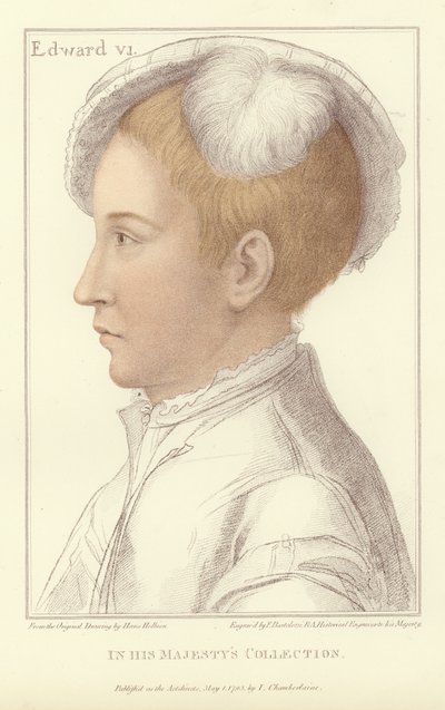 Koning Edward VI van Engeland en Ierland door Hans Holbein der Jüngere