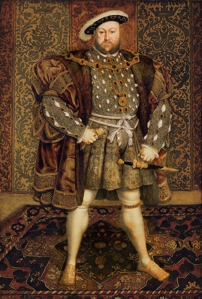 Koning Hendrik VIII door Hans Holbein der Jüngere