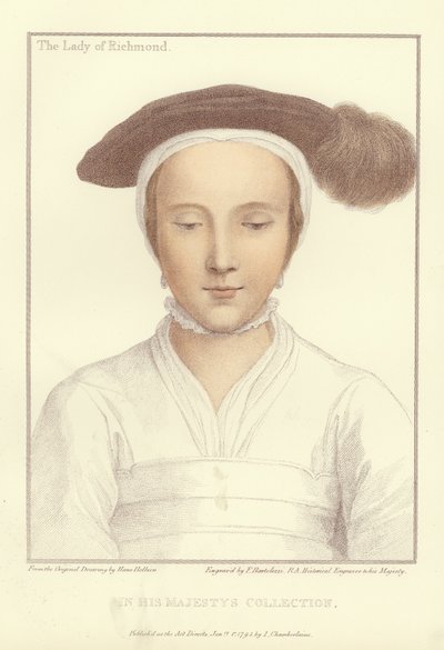 Mary FitzRoy, hertogin van Richmond en Somerset door Hans Holbein der Jüngere