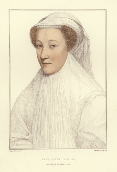 Mary, koningin van Schotland door Hans Holbein der Jüngere