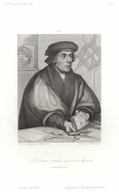 Nicholas Kratzer door Hans Holbein der Jüngere