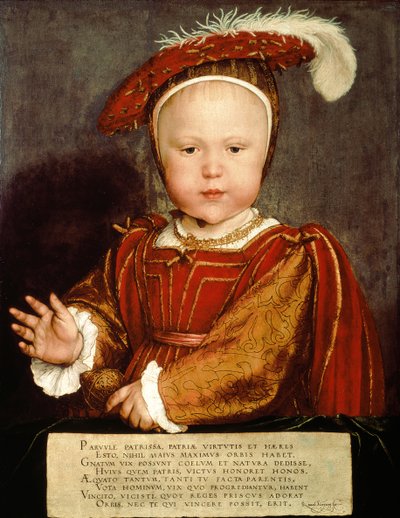 Portret van Edward VI als kind, c.1538 door Hans Holbein der Jüngere