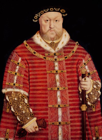 Portret van Hendrik VIII door Hans Holbein der Jüngere