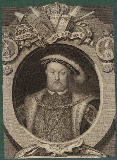 Portret van koning Hendrik VIII van Engeland door Hans Holbein der Jüngere