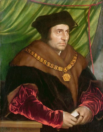 Portret van Sir Thomas More (1478-1535) door Hans Holbein der Jüngere