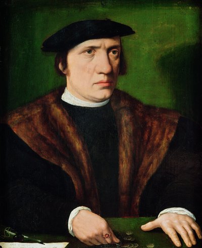 Portret van een Man door Hans Holbein der Jüngere