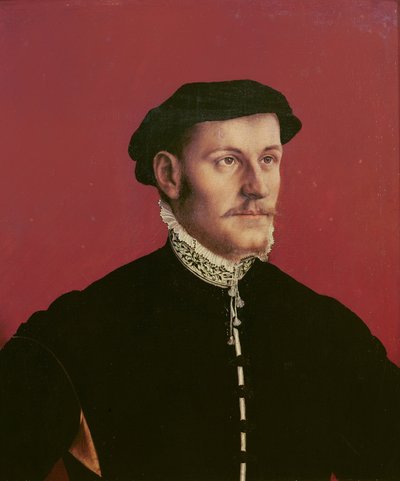 Portret van een Man, traditioneel geïdentificeerd als Sir Thomas More (1478-1535) door Hans Holbein der Jüngere