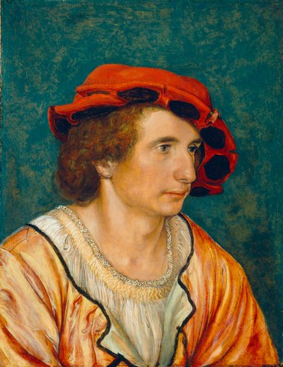 Portret van een jonge man, ca. 1520-1530 door Hans Holbein der Jüngere