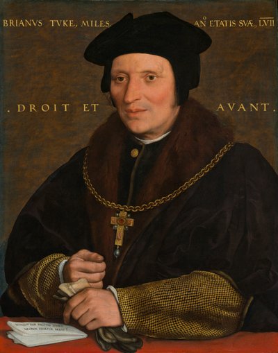 Sir Brian Tuke, c.1527-8 of c.1532-34 door Hans Holbein der Jüngere